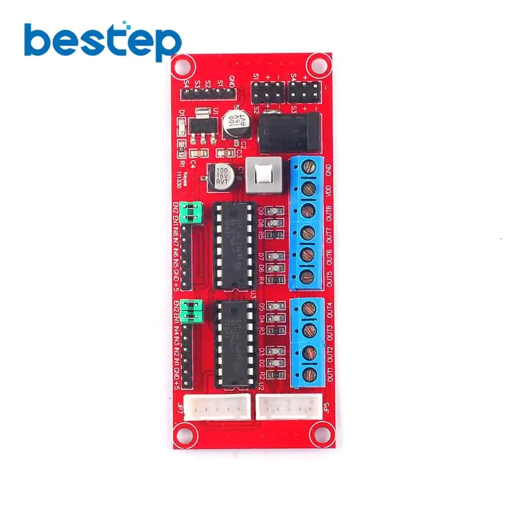 4 модуль драйвера двигателя постоянного тока/полноприводный автомобиль/L293D