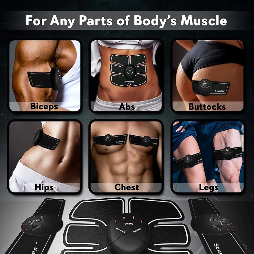 Eletric Muscle Stimulator EMS Stimulation Massager For Body Neck and Back Electric | Красота и здоровье
