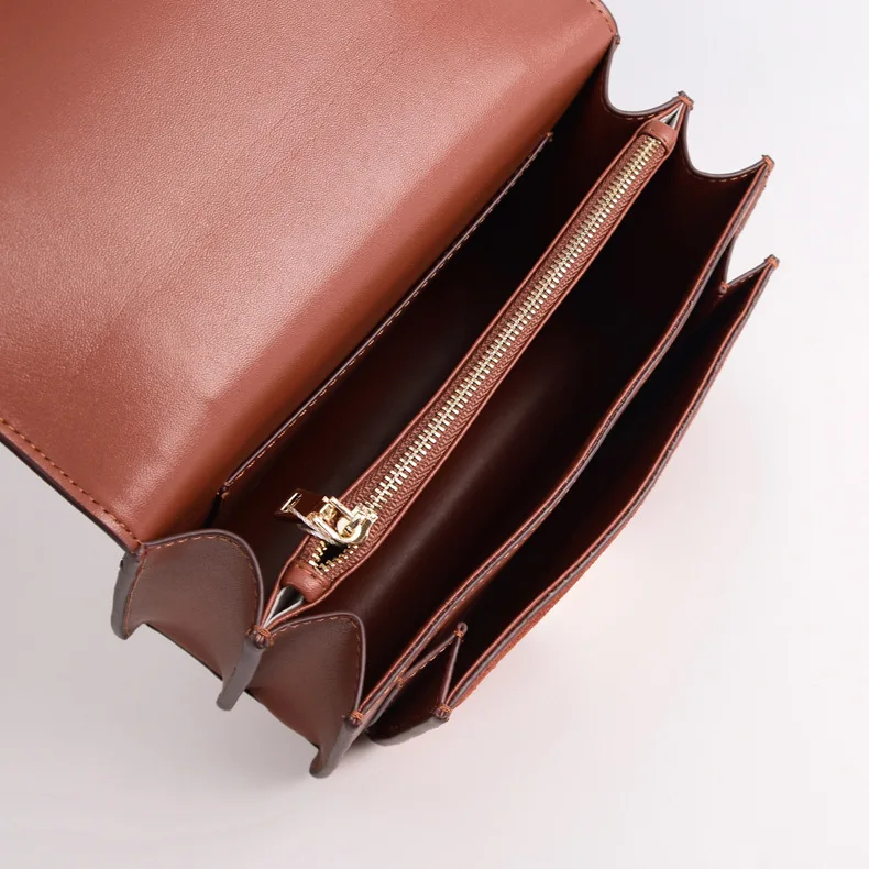 

Sanded Leather Bag Women 2019 New European and American Leather Bag Shoulder Handbag Organ Bag Slung Small Square Bag