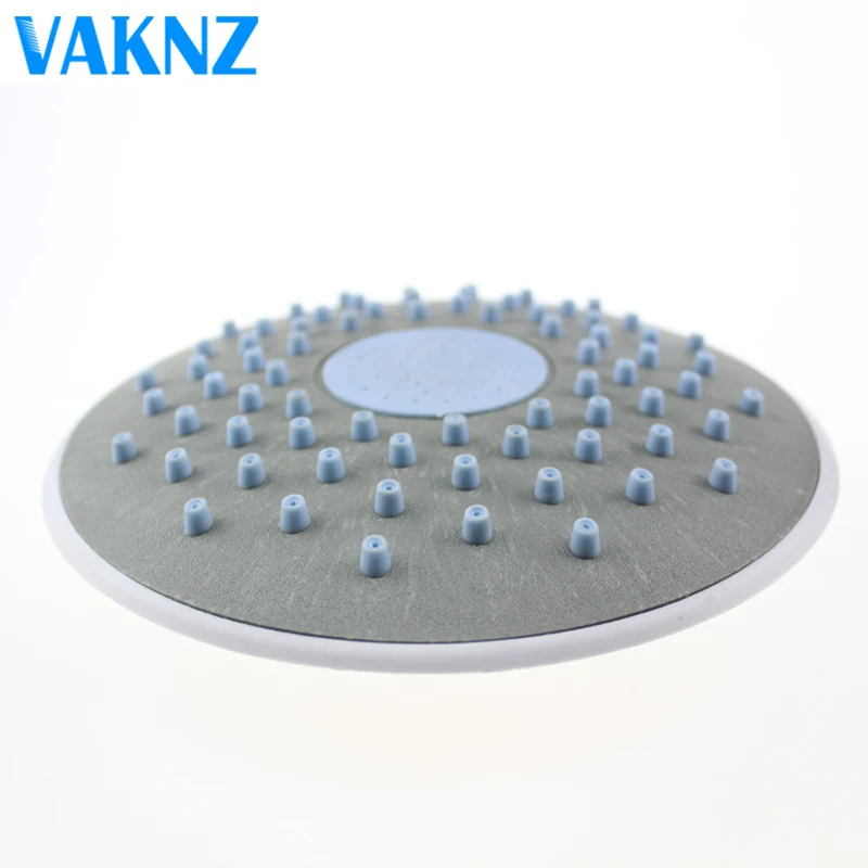 Белый Натуральная Vaknz ABS дождевая верхняя водосберегающая насадка для душа опрыскиватели с питанием от дождя душевая кабина ванная комната - Цвет: Белый