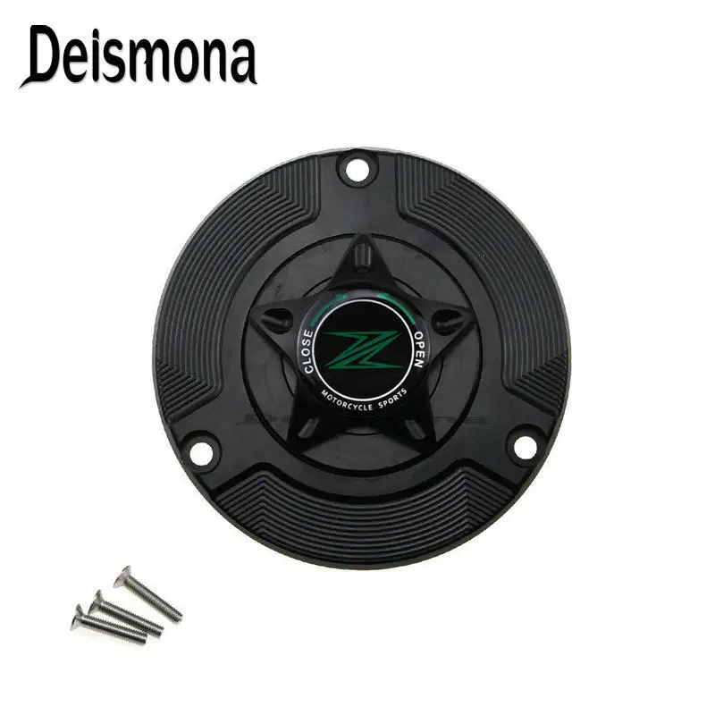 

For KAWASAKI Z125 Z750 Z750R Z800 Z1000 Z1000SX Z1000R ZZR 1400/1200/600 GTR Motorcycle Quick Release Cover Gas Fuel Tank Cap