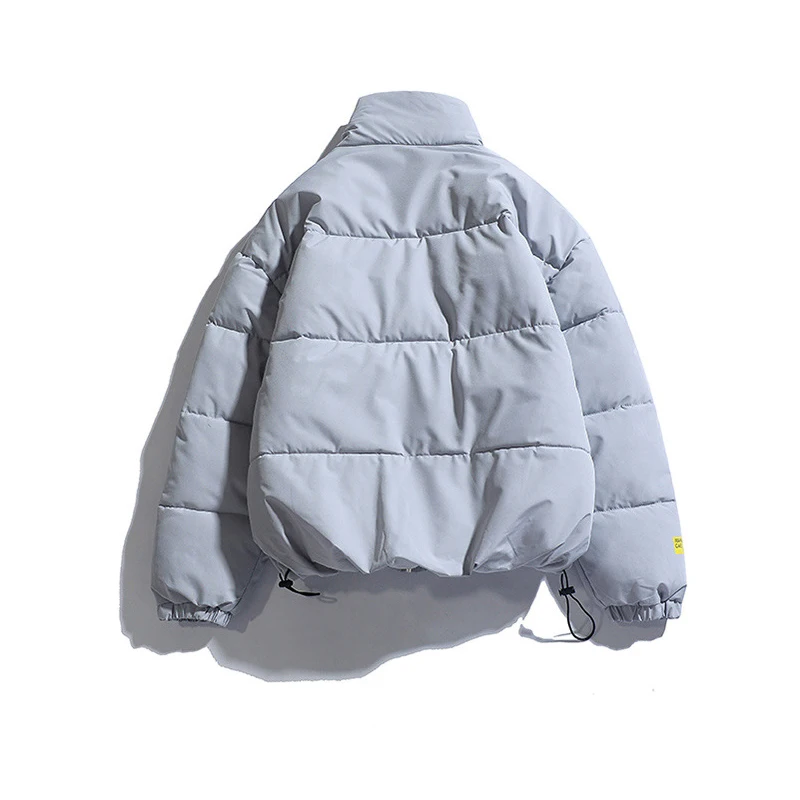 

Men Down Jacket Winter New Male Casual Hooded Outwears Coat Warm Fur Parka Overcoat Men's Solid Thick Fleece Zipper Jackets MY06