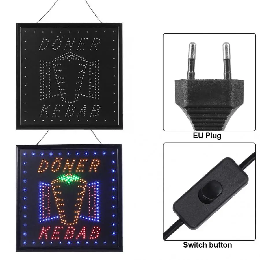 1 шт. большая ярсветодиодный светодиодная вывеска магазина неосветильник ка