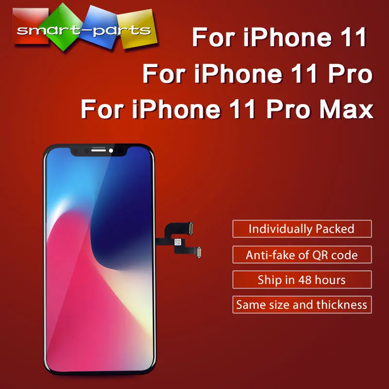 Качественный ЖК дисплей OEM для iPhone 11 Pro Max OLED сенсорный экран дигитайзер в сборе 100%