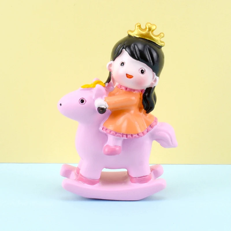 princess 2 Cakelove Мягкая Керамика супер Плащ Маленький принц торт Топпер десерт вечерние украшения для мальчика день рождения день детей милые подарки - Цвет: princess 2