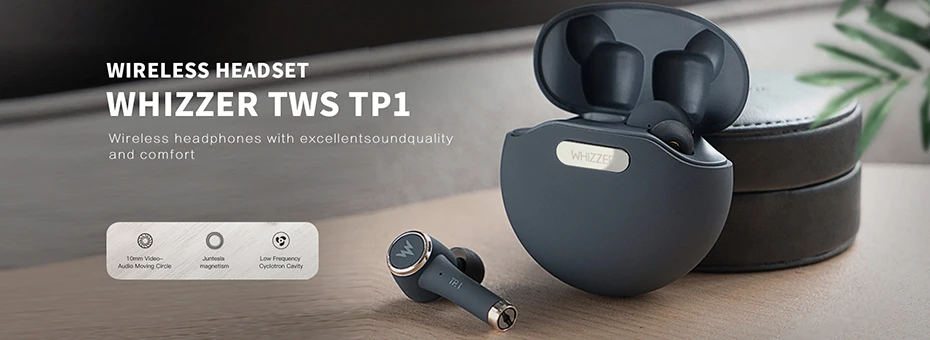 Whizzer B6 TWS наушники bluetooth 5,0 IPX7 водонепроницаемые беспроводные наушники-вкладыши, стерео спортивные наушники с поддержкой Aptx для Android