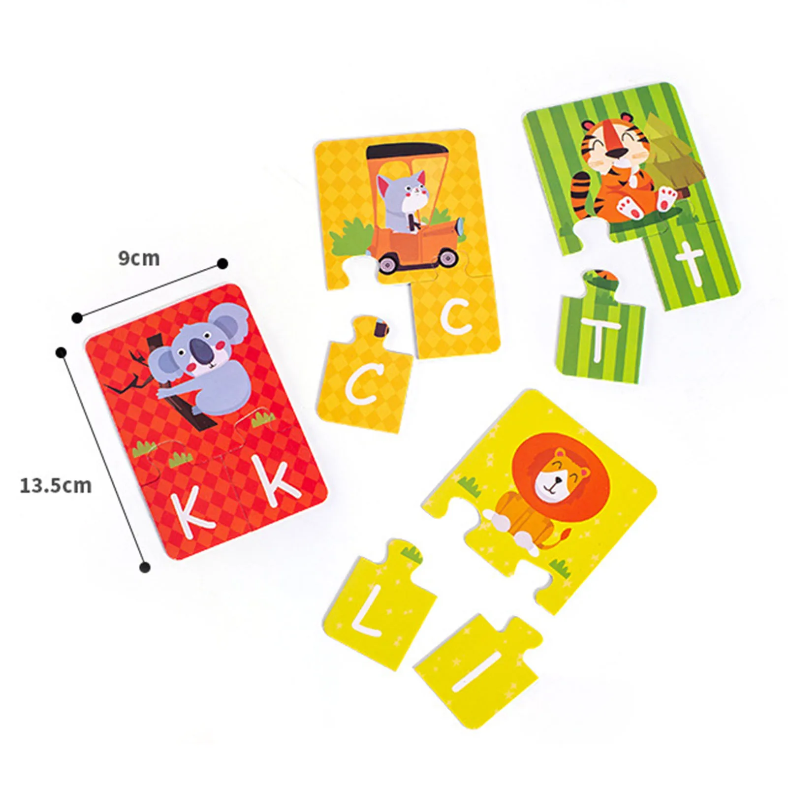 

Cartoon Animal Picture English Letters Puzzle Children Kid Early Educational Toy