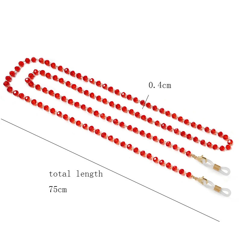 Женская цепочка для очков чтения 4 мм | Аксессуары одежды