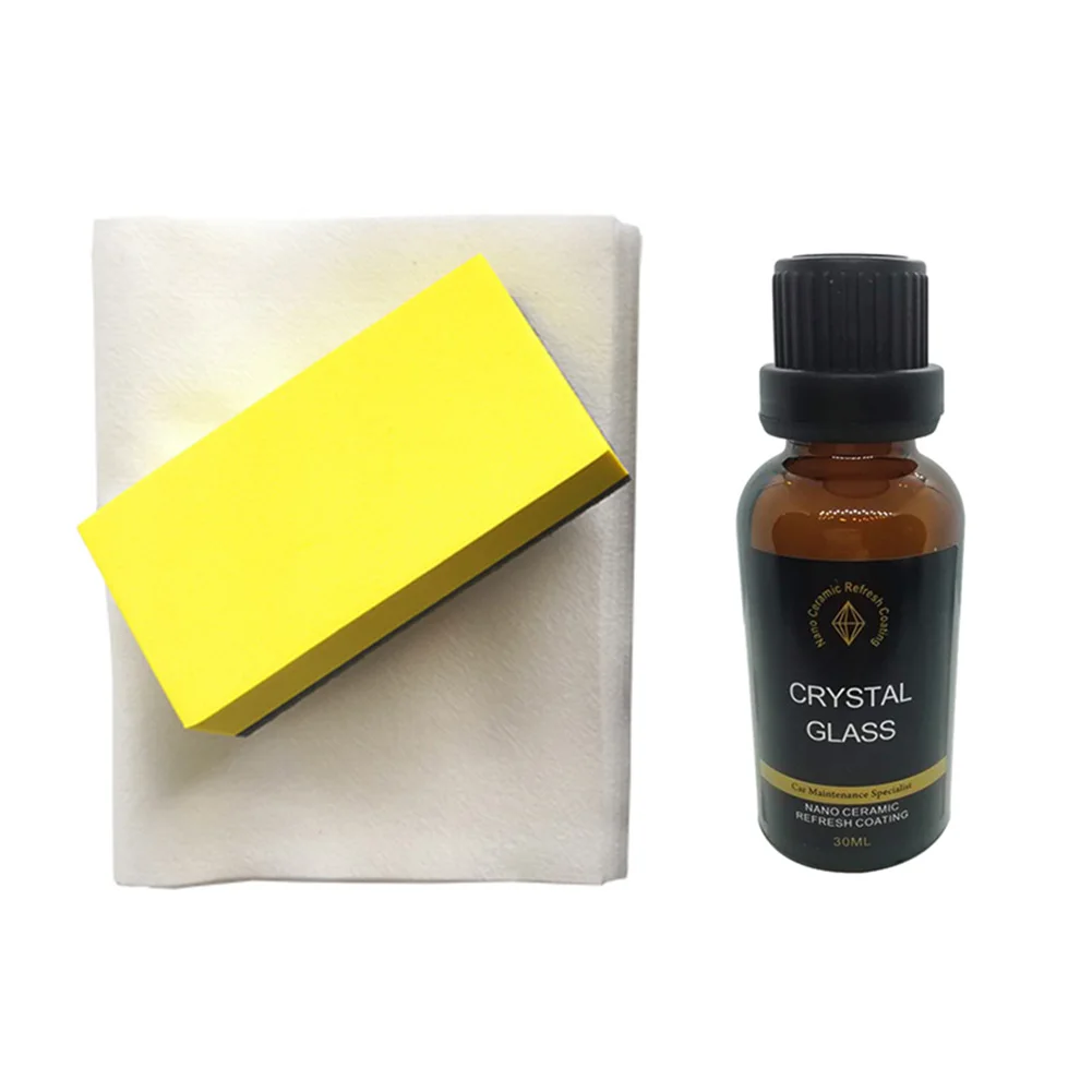

30ML Car Glass Nano-coating Hydrophobic Crystal Coating Liquid Glass Car Window Coating Anti Rain & Water Ceramic Glass Coating