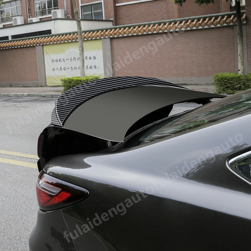 Для Mazda 6 Atenza 2019 2020 углеродного волокна ABS задний загрузки багажник спойлер
