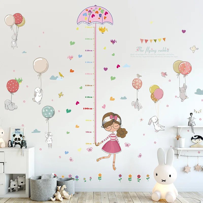 Мультяшный детский измерительный прибор весы наклейка для ребенка по высоте