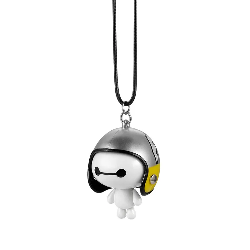 

Автомобильный кулон, милый шлем Baymax, кукла-робот, подвесные украшения, автомобили, зеркало заднего вида, подвеска, украшение, аксессуары, подарки