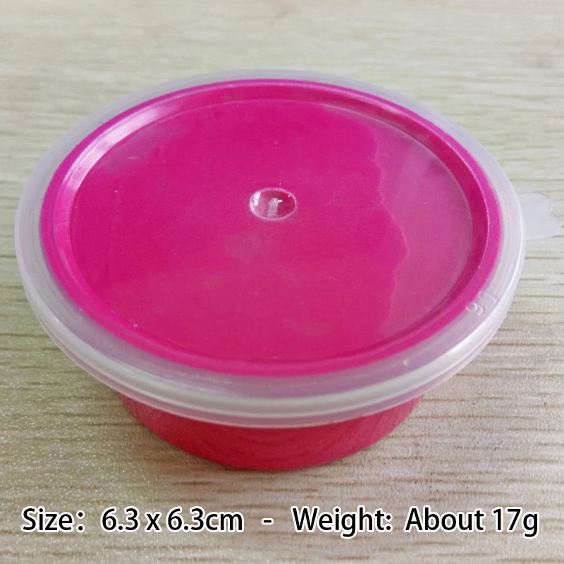 1 шт случайный цвет ed моделирование глина слизи игрушка светильник