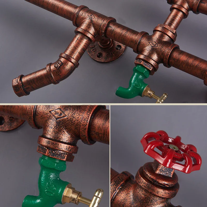 Настенная лампа в стиле индастриал креативный светильник лофт для шестерни