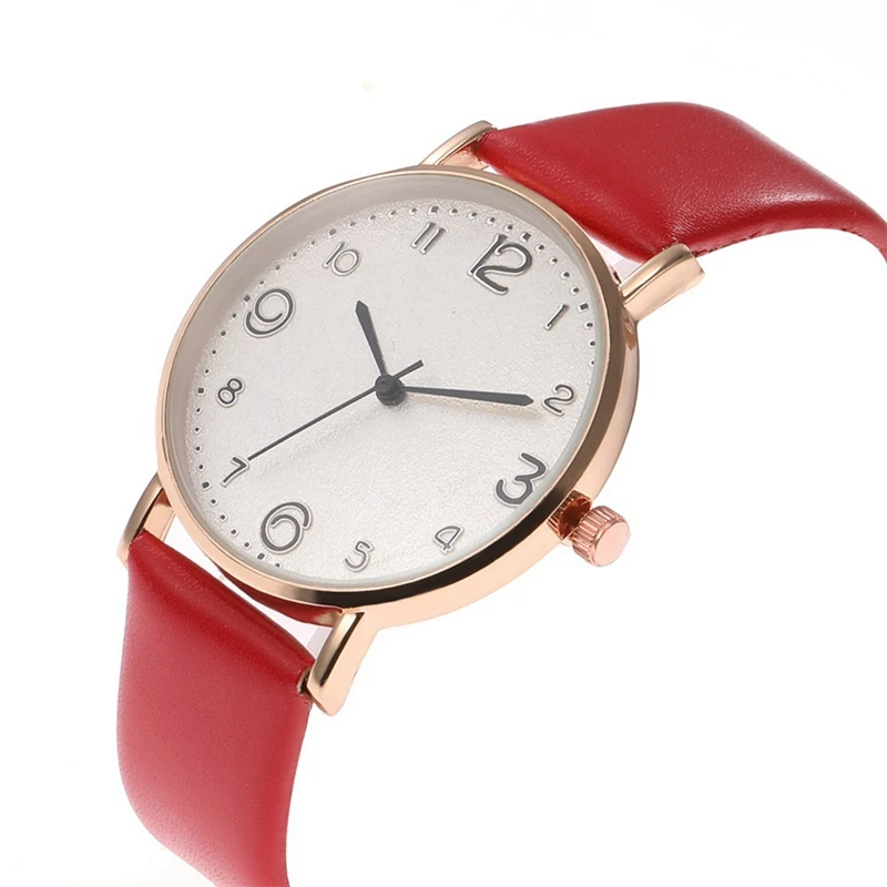 

Fashion Ladies Luxury Leather Strap Analog Quartz Wrist Watch Ladies Watch Ladies
