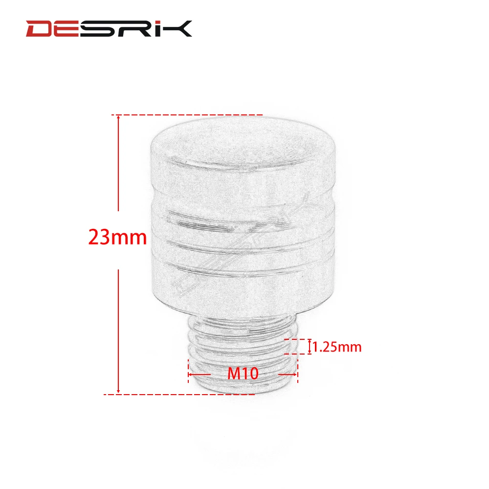 

2pcs Universal Motorcycle CNC Mirror Hole Plug Screw M10X1.25 For KAWASAKI ER6N ER6F ER-6N 2012 2013 2014 2015 2016 Accessories