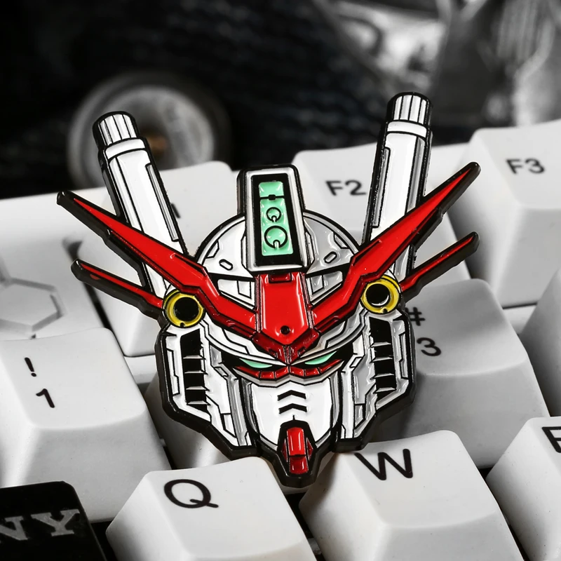 

Mobile Suit Gundam 00 Char Aznable RX78 G-TEKKETSU RX93 Cosplay Metal Bedge Bags Badge Button Brooch Pin Souvenir Props Pendant