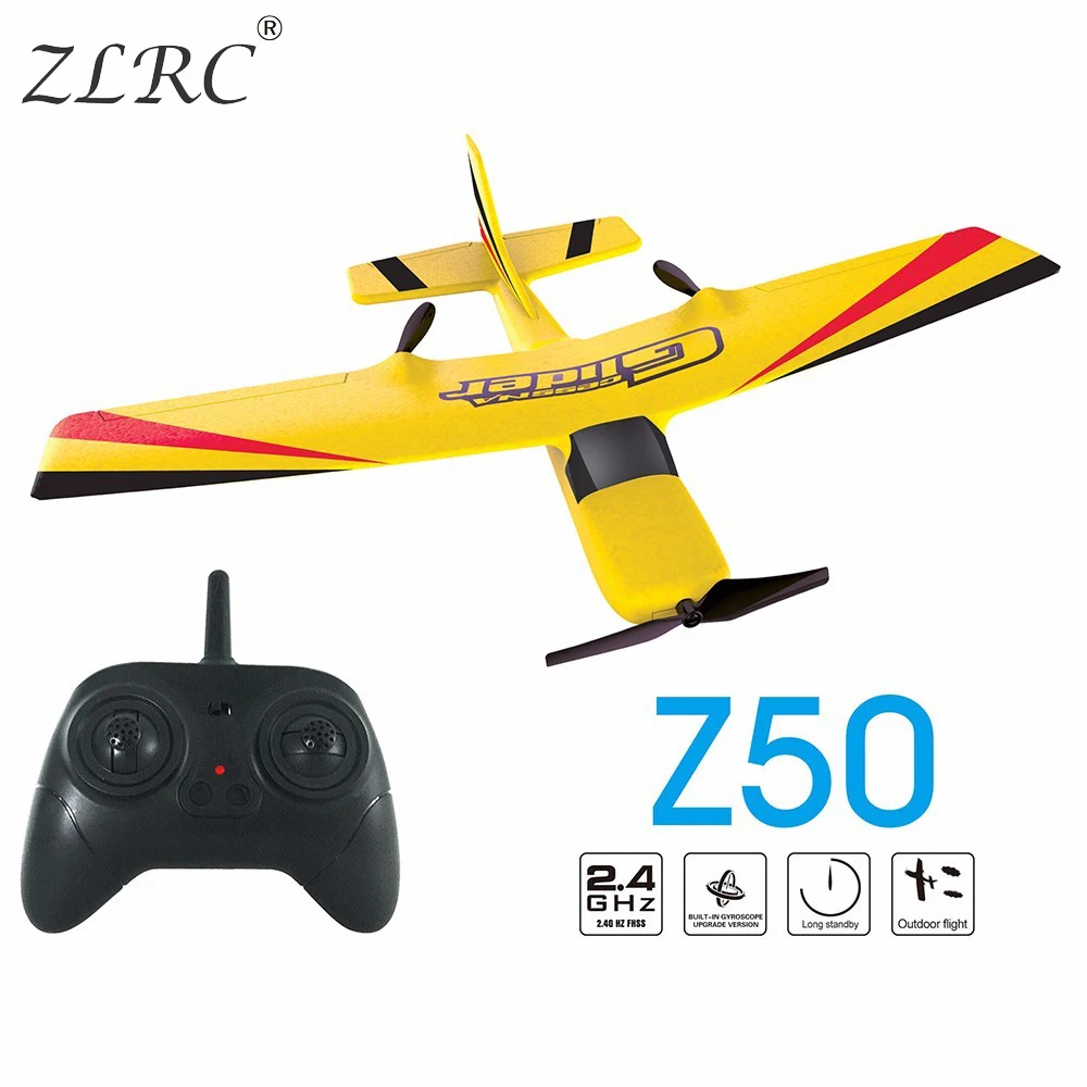 

Z50 RC Plane EPP Foam Glider Airplane Gyro 2.4G 2CH RTF Remote Control Wingspan Aircraft Funny Boys Airplanes Interesting Toys