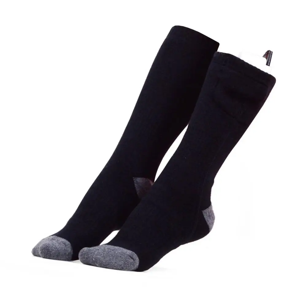 

Long-Tube Heating Socks USB Temperature-Adjusting Socks Outdoor Ski Foot Warmers Electric Heating Socks Breathable Practical