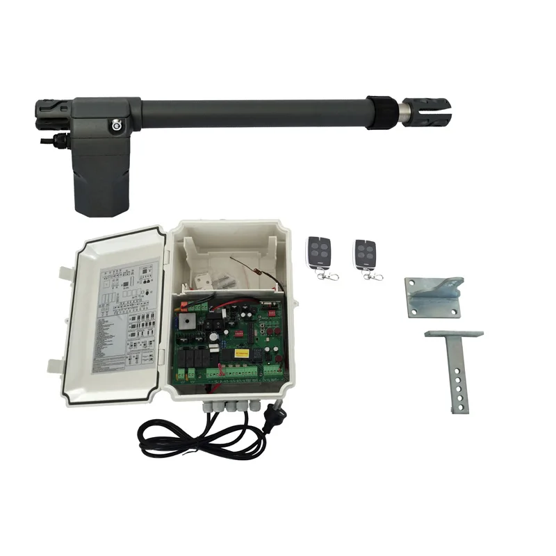 set1 2 remotes Автоматический поворотный затвор открывалка мотор наборы 400KGS на лист для с распашной Дверью - Цвет: set1 2 remotes