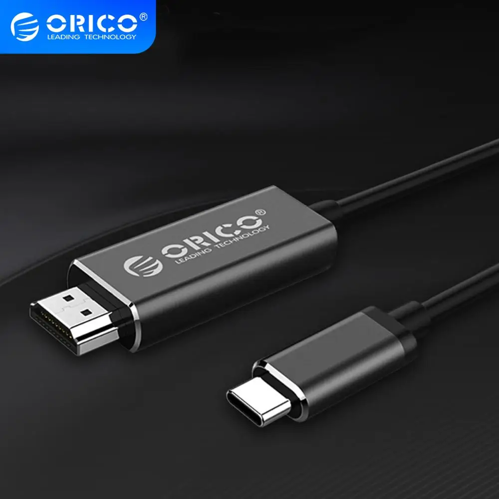 ORICO Тип C к HDMI конвертер USB 3 1 кабель для MacBook Pro Samsung Galaxy S9/S8/Note 9 Huawei P20 4k 2 м hdmi|Кабели
