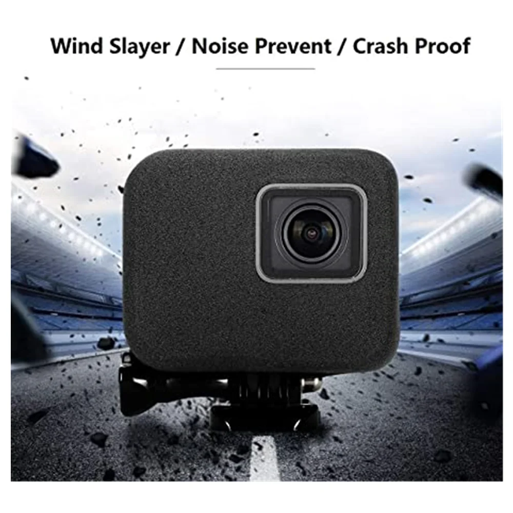 Ветрозащитный пенопластовый чехол с шумоподавлением для Gopro Hero 7 6 5 Поролоновый