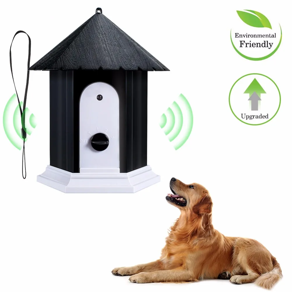 

Pet Dog Stop Barking Ultrasonic Anti Barking Stopping Bark Device Outdoor Waterproof Dogs Training Repeller Control Tool