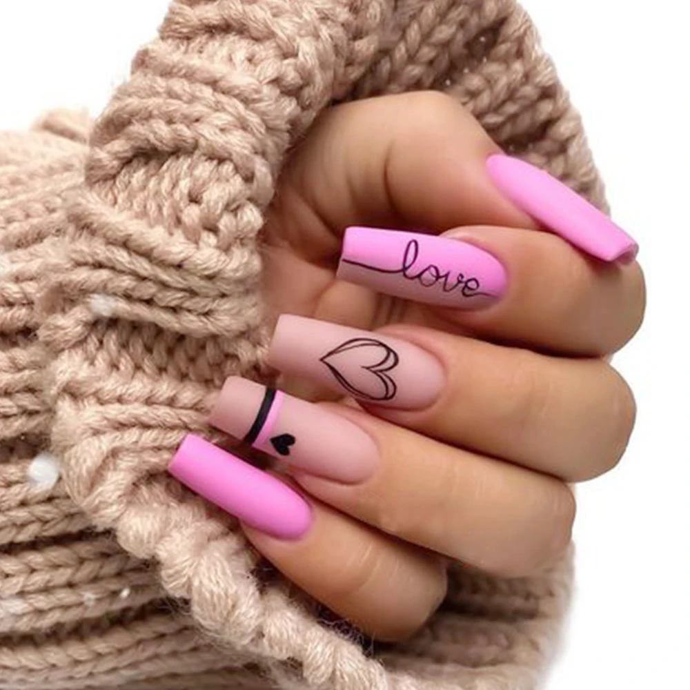

12pcs Valentines Manicure Love Letter Flower Sliders for Nails Inscriptions Nail Art Decoration Water Sticker Tips GLBN1489-1500