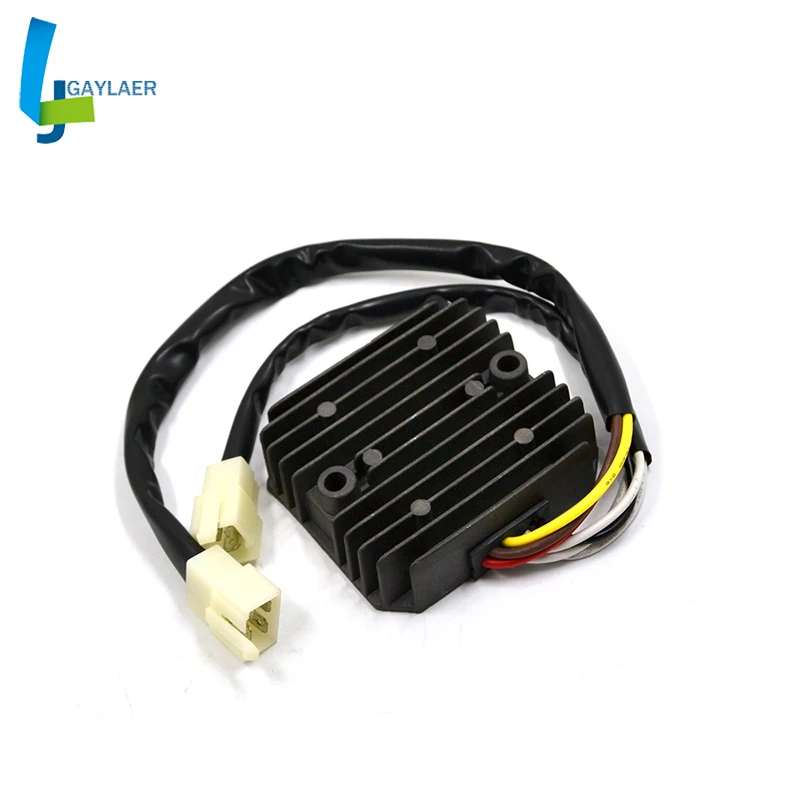 

7 Pin 2 Plug Motorcycle Voltage Regulator Rectifier for Yamaha XV750 Virago 1981-1983 XV920 Virago XZ550 Vizion 1982-1983