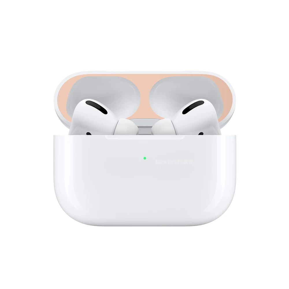 1 Pair Stickers For AirPods Pro Metal Plating Bluetooth Earphones Inner Dustproof Scratchproof Cover Protective | Электроника