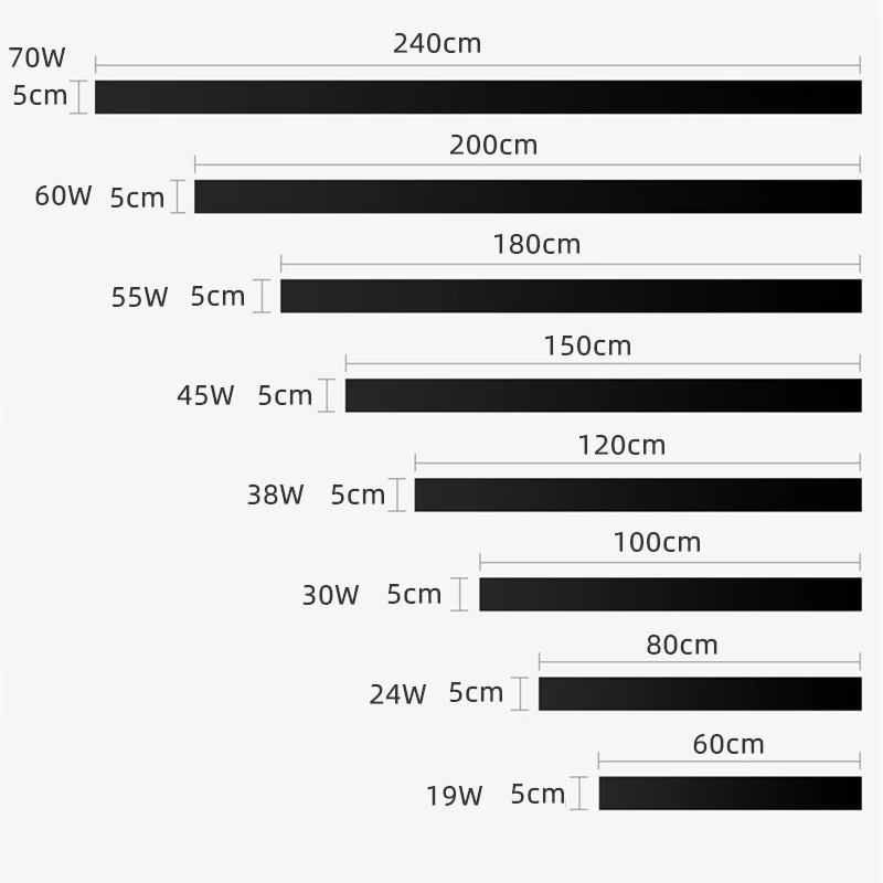 Современная Водонепроницаемая светодиодная уличная настенная лампа с длинной