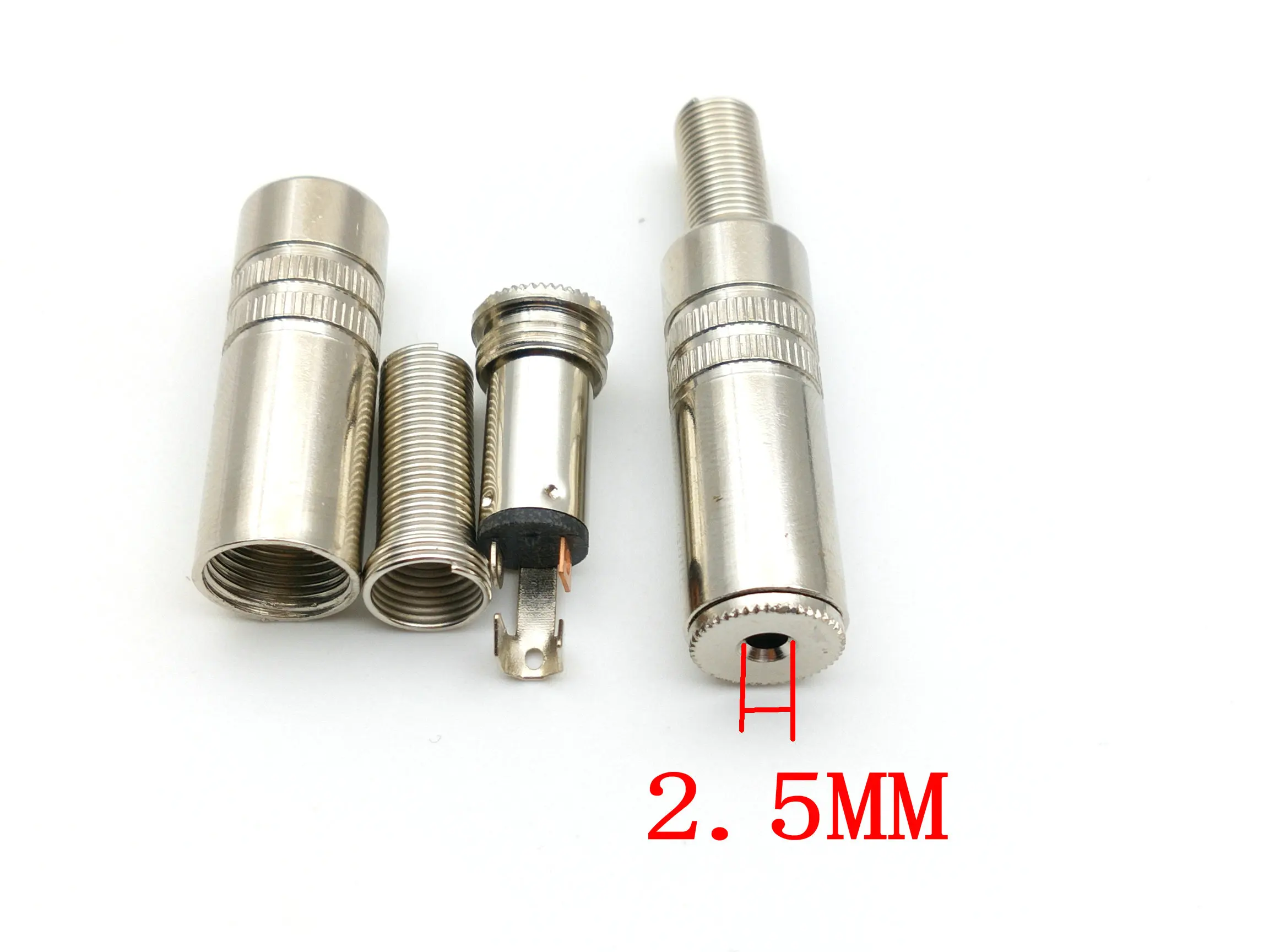 100 шт./партия Металлические Гнезда 2 5 мм для разъема мм|Соединители| |