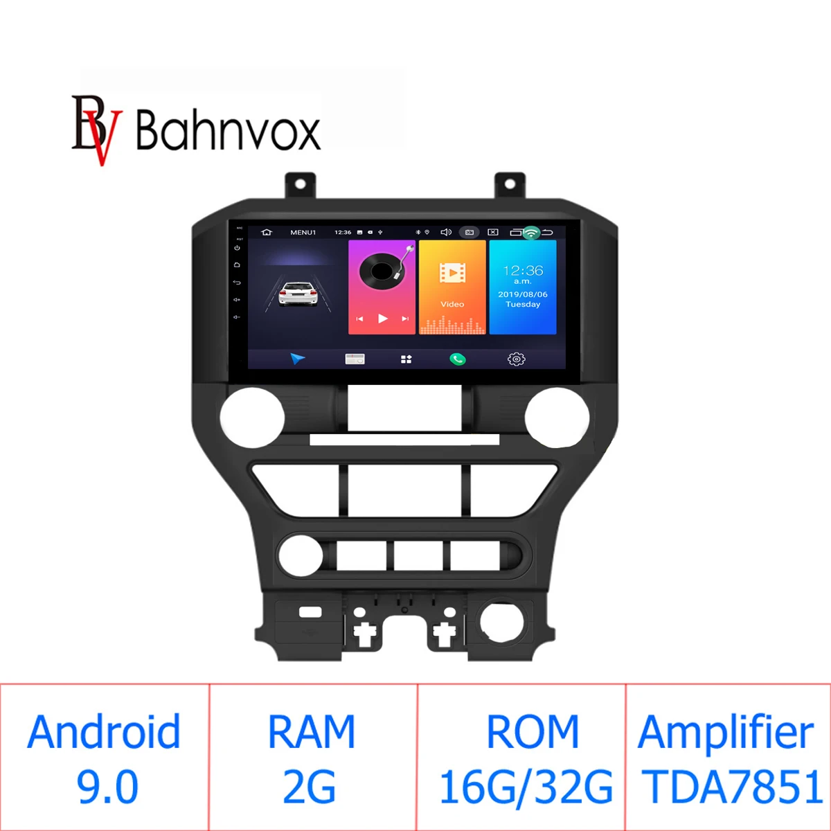 " android 9,0 RAM2G Автомобильный gps dvd-плеер для Ford Mustang автомобильный Радио мультимедийный плеер Навигация стерео головное устройство dsp