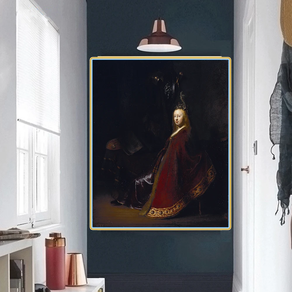 Рисунок на холсте Рембрандт|Рисование и каллиграфия| |