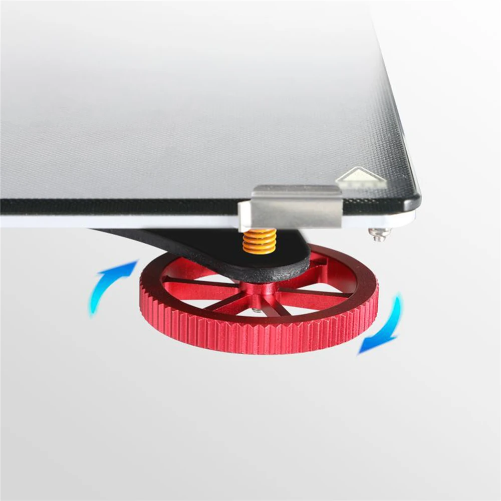 4pcs Aluminum Alloy Hand Twist Leveling Nut Kit for CREALITY Ender 3/ 5/ CR-10/ CR-20 3D Printer Accessories Upgraded Part | Электроника