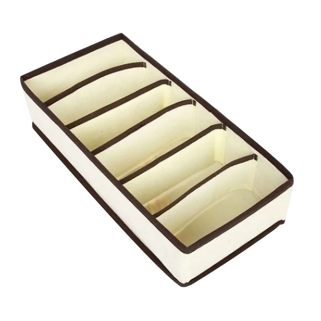 

@4 Pack Storage Boxes Underwear Divider Drawer Lidded Closet Underwear Organizer Drawer Divide By For Underwear Bras Socks Ties