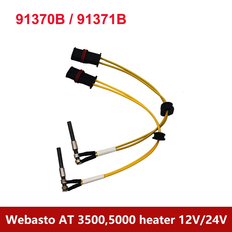 For Webasto Air Top AT3500,5000 12V 24V Ceramic Glow Plug Candles 91370B 91371B Heater Kits Diesel Parking Heater Accessories