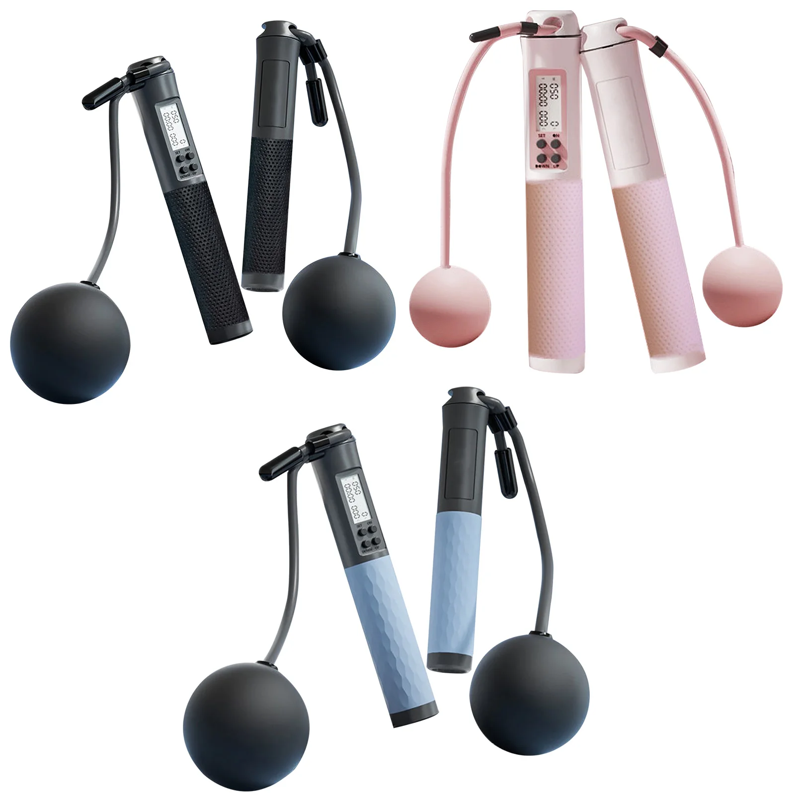 

Утяжеленная Беспроводная Скакалка со счетчиком для мужчин, женщин, мужчин, детей, Беговая Скакалка для фитнеса, спортивные упражнения, трен...