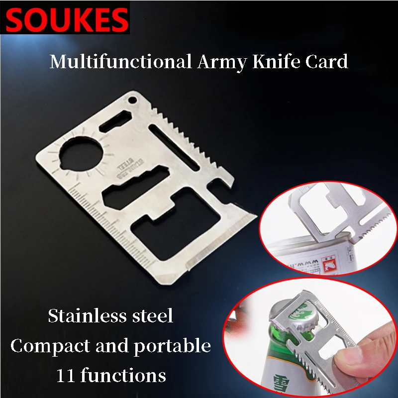 Многофункциональный автомобильный армейский нож для путешествий на открытом