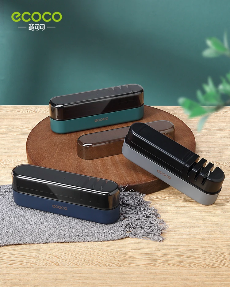 Точилка для ножей ECOCO бытовая быстрая точилка кухонные аксессуары 4 этапная