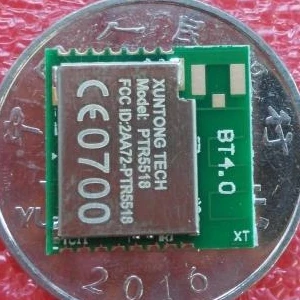 Скандинавский nRF51822 встроенный модуль bluetooth низкой мощности был сертифицирован FCC