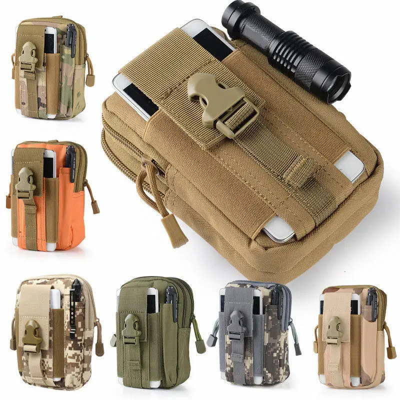 

Men's Tactical Military Molle Pouch Soldier Army Duty Belt Waist Bag Fanny Pack Hunting Hip Bum Case Multi Pockets Phone Wallet