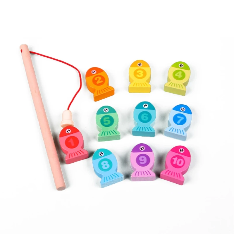

Fish Toy Magnetic Board Game Interactive Fish Catching for Preschool Fine Motor Skill Training Hand-Eye Coordination Toy