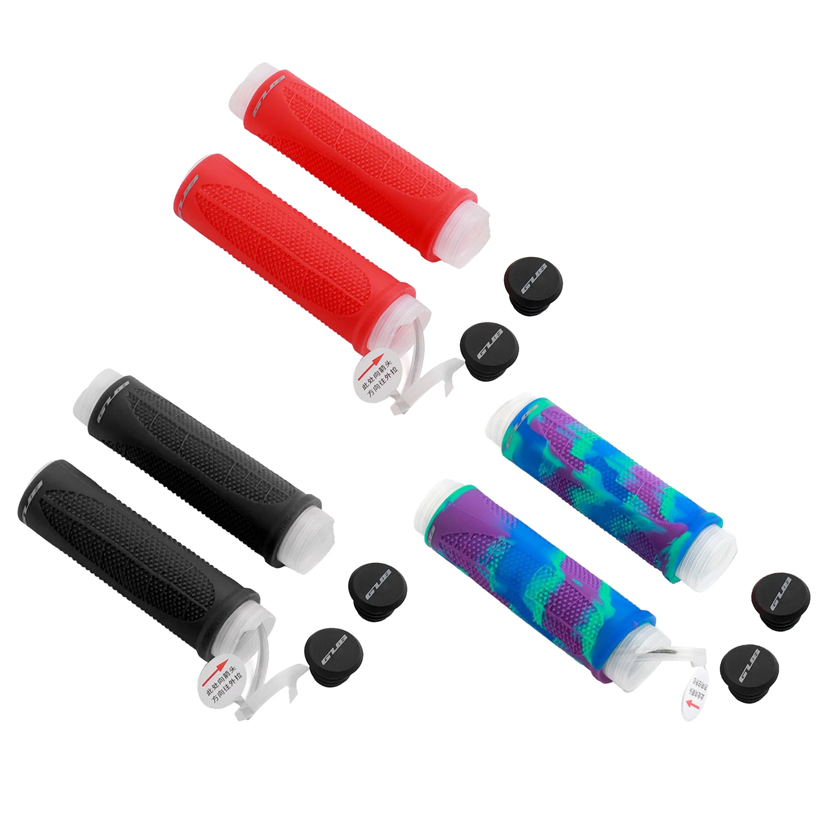 

Road Bicycle Soft Silicone Handlebar Grip Cover Mountain Bike Grip Anti-Slip