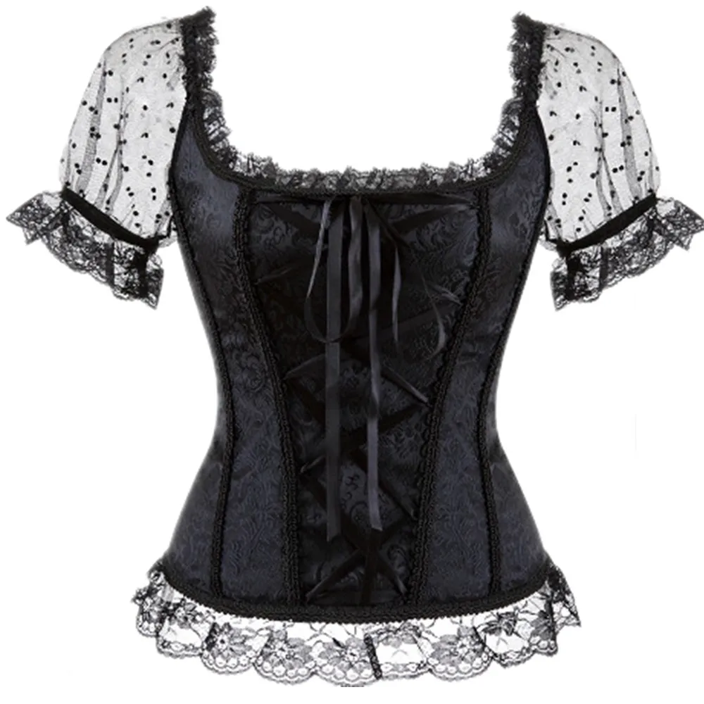 Модное платье принцессы Стиль женское нижнее белье боди корсет Бюстье Топы для