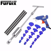 furuix tools auto repair tool car dent repair dent puller kit 2 in 1 slide hammer reverse hammer glue tabs suction cups