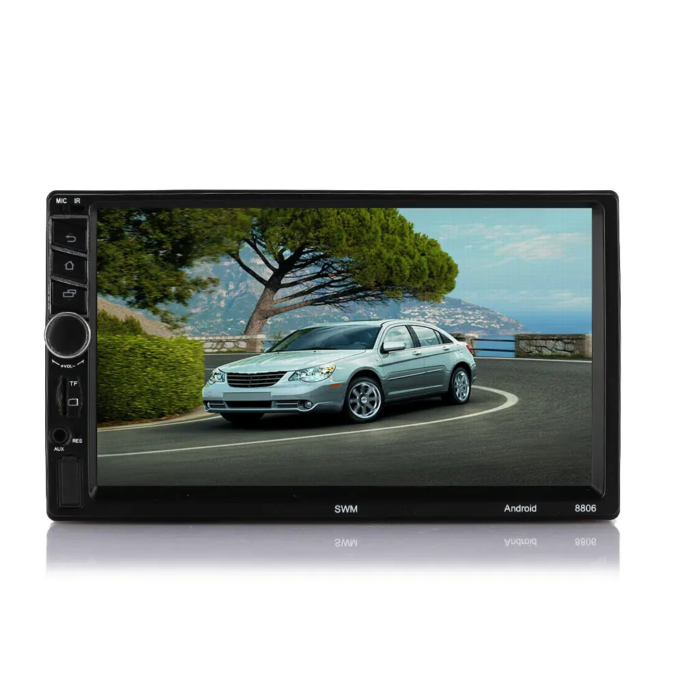 2 Din 7 дюймов автомобиль MP5 TF FM Радио Bluetooth gps навигация Hands-Free сенсорный экран 1 + 16 г
