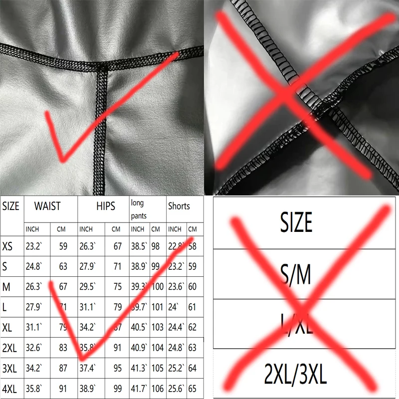 

New Upgrade Sweat Sauna Pants Body Shaper Slimming Pants Thermo Shapewear Shorts Waist Trainer Tummy Control Fitness Leggings