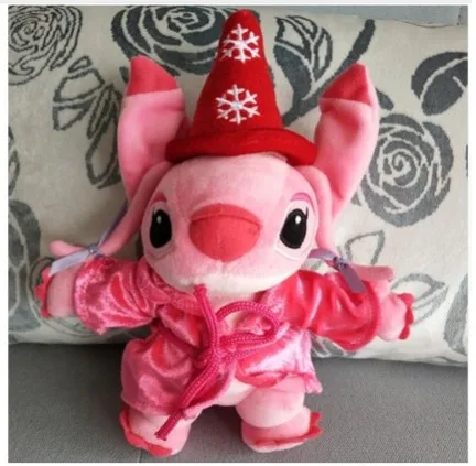 25cm Новинка, кавайные плюшевые игрушки, большой Лило и Стич, плюшевая игрушка Scrump, мягкая плюшевая кукла в виде животного, детские игрушки, рождественский подарок - Цвет: 25cm