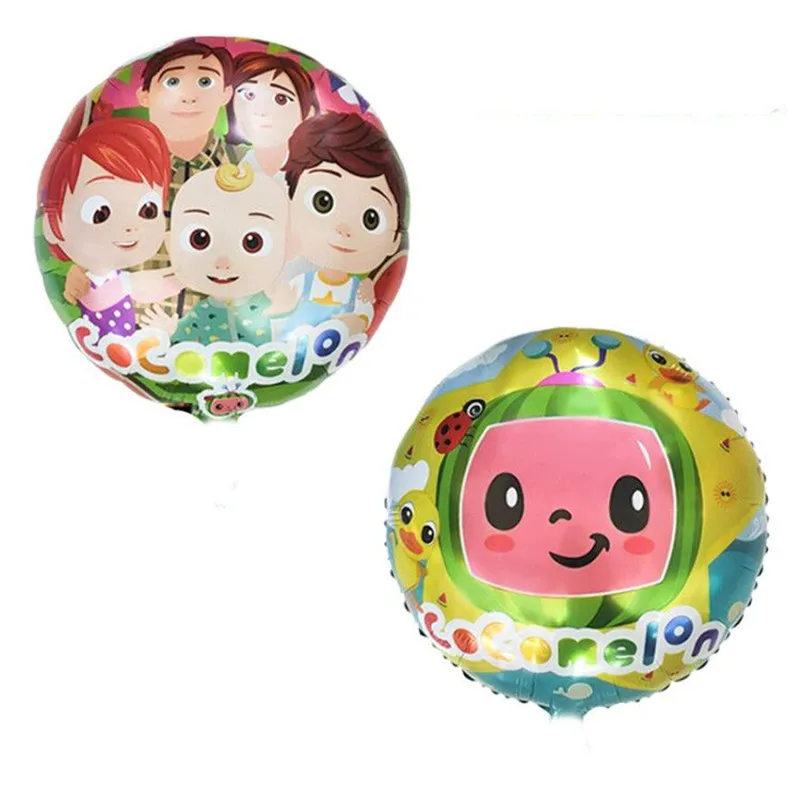 Набор воздушных шаров из фольги в тематике Cocomelon|Воздушные шары и аксессуары| |